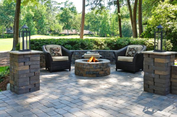 Fire Pit Installation in Tampa